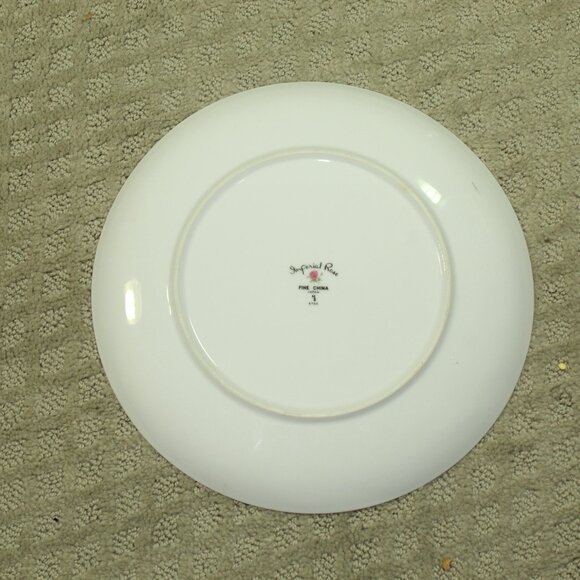 Vintage MCM Fine China Japan Imperial Rose 6762 10.25" Dinner Plate - Picture 4 of 5